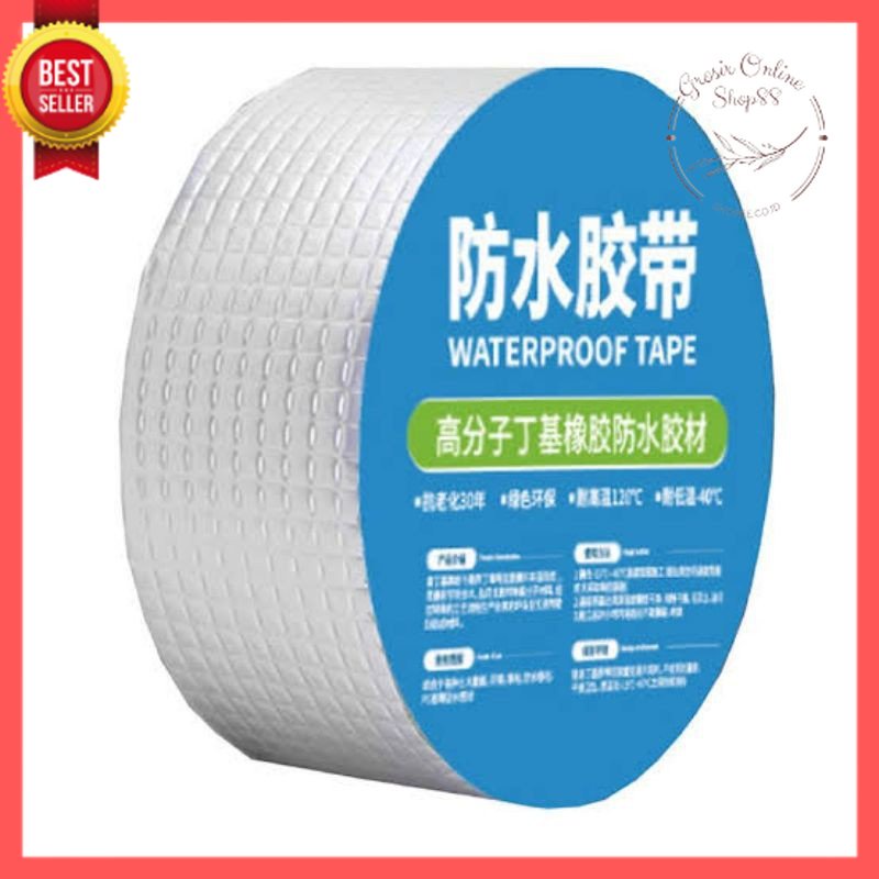 GOS -D104- Lakban Foil Anti Bocor - Lakban Aluminium Foil