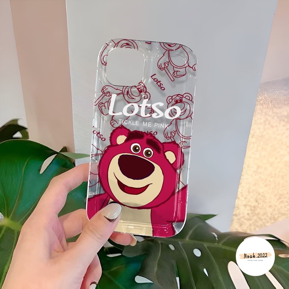 Case Manyo Beruang Strawberry Lucu Vivo Y02 Y33s Y30i Y12S Y12 Y22 Y21s Y20S Y21 Y20i Y12i Y15s Y91C Y1S Y21T Y33Y Y50 Y30 Y17 Y35 Y11 Y21A Y20 Y91 Y15Y 15A Y93 Y95 Airbag Soft Case