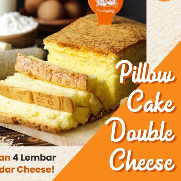 

✨SHOPEE MALL✨ PILLOW CAKE DOUBLE CHEESE (Kemasan Vacuum) grosir