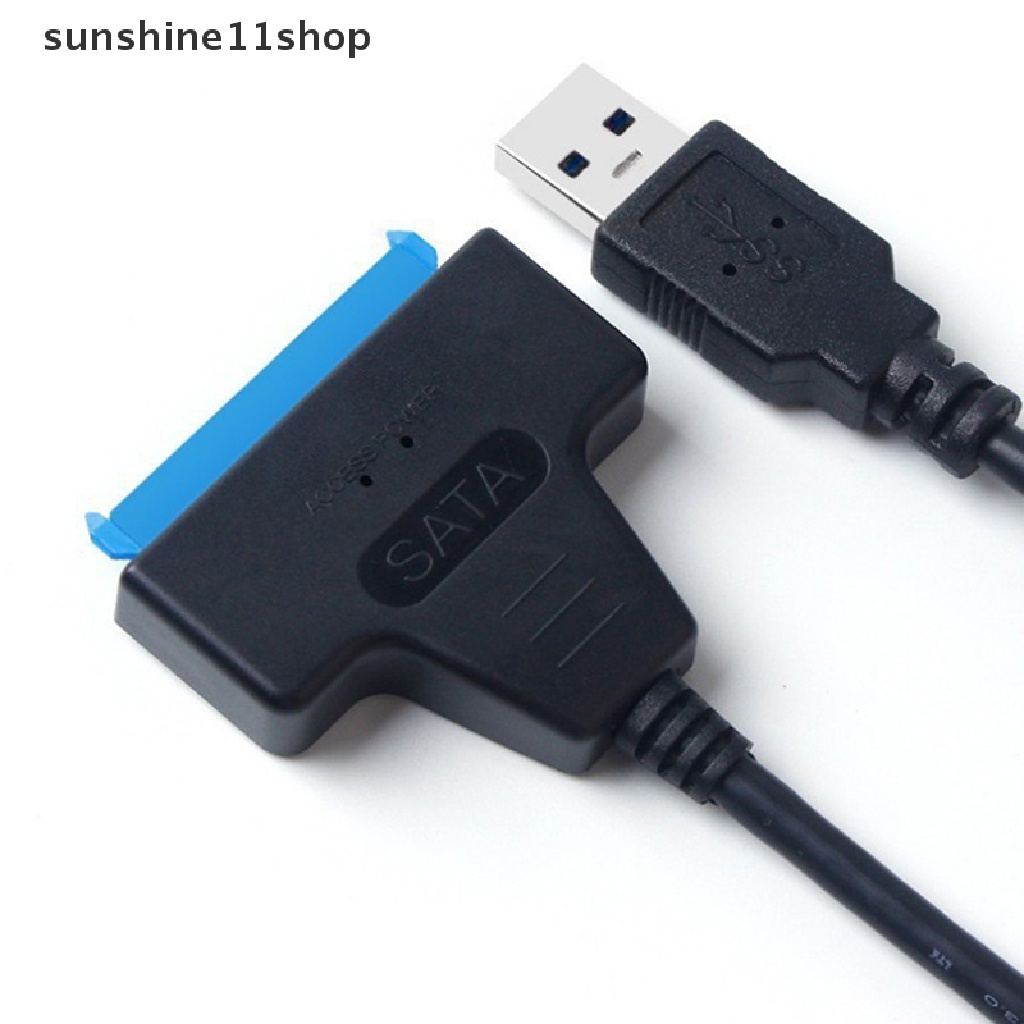 Sho Kabel Hardisk USB3.0 Ke Sata Kompatibel Dengan Hardisk HDD 2.5 Inci SSD Konektor Komputer Usb 2.0 Sata Adapter Cable N