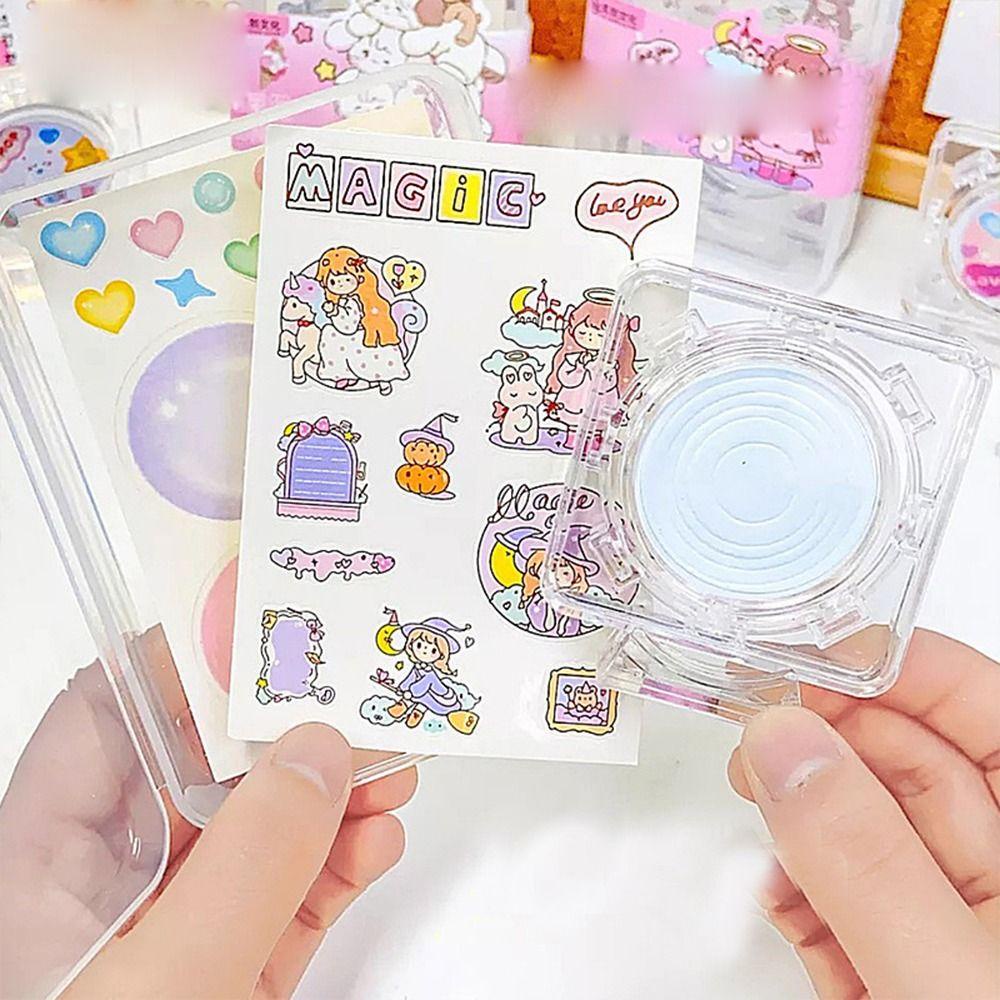 Mxbeauty DIY Goo Card Set Transparan Handmade Mainan Anak Pajangan Foto Alat Tulis Bingkai Foto Photocard Holder