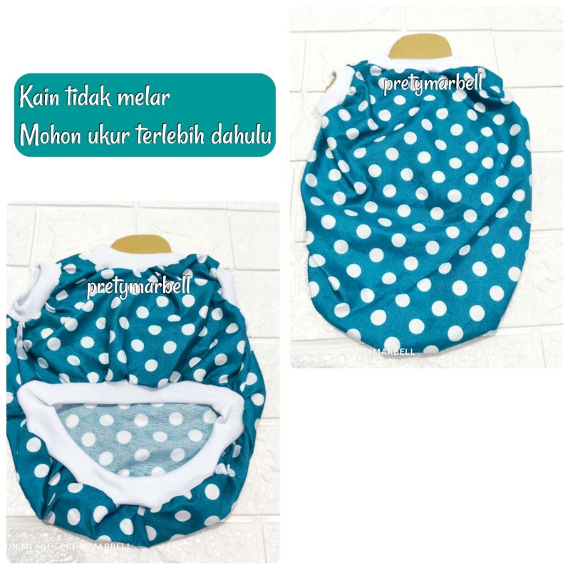 Baju Kaos Singlet Hewan Motif Polka Murah Meriah