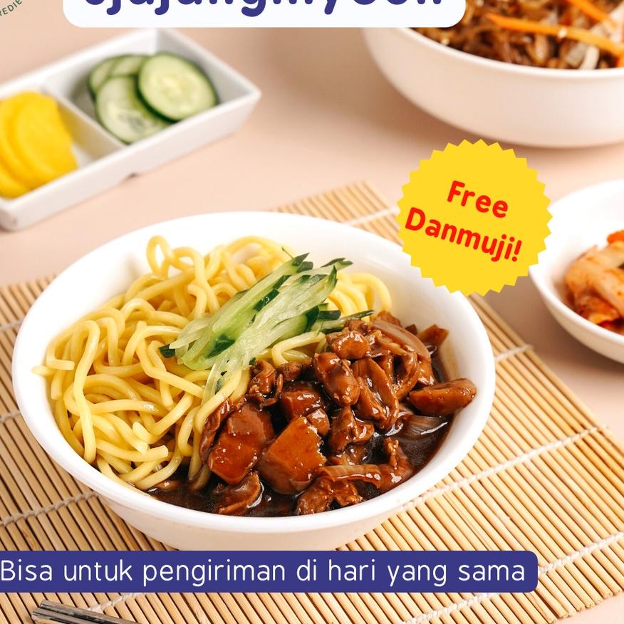 

❇ Jajangmyeon Halal/ Mie Korea dengan Saus Kedelai Hitam ☊