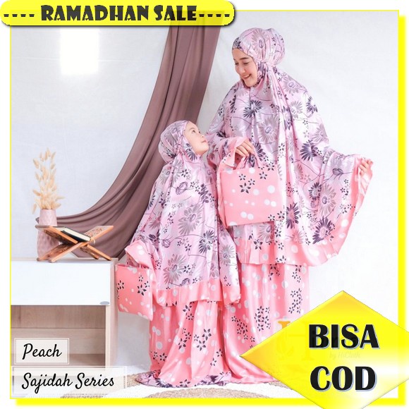 Couple Mukena Ibu Dan Anak Terbaru Perempuan 2021 Umur 8 9 10 11 12 13 Bahan Adem Untuk Anak Mukena 