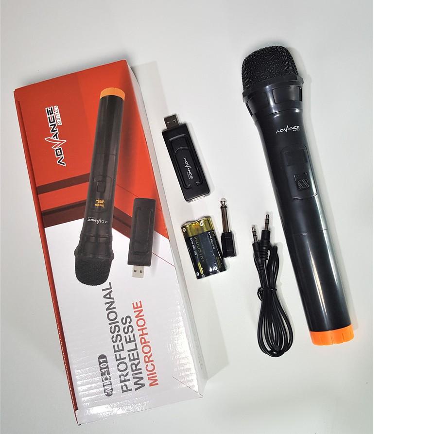 ♪ EVA Microphone Wireless Advance 101 Mic Wireless Bisa Semua Speaker Original MIC-101 MIC  ✫
