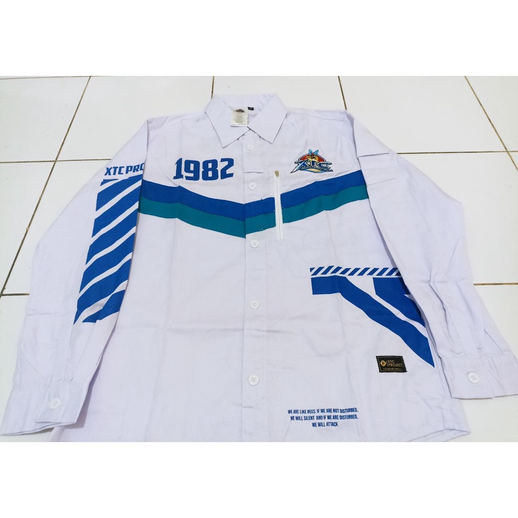 Kemeja XTC Project XP3 Panjang Full Bordir Premium (VENDOR DAN LABEL RESMI DPP XTC INDONESIA) KUAT D