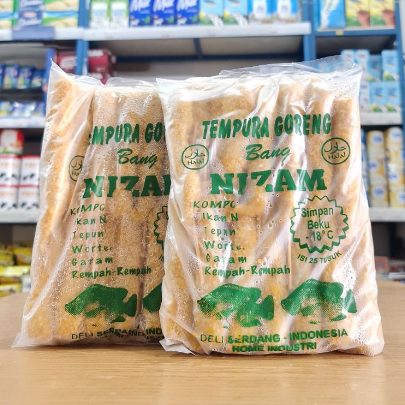 

Tempura 25pcs/Tempura Frozen/Tempura Cemilan Ikan olahan