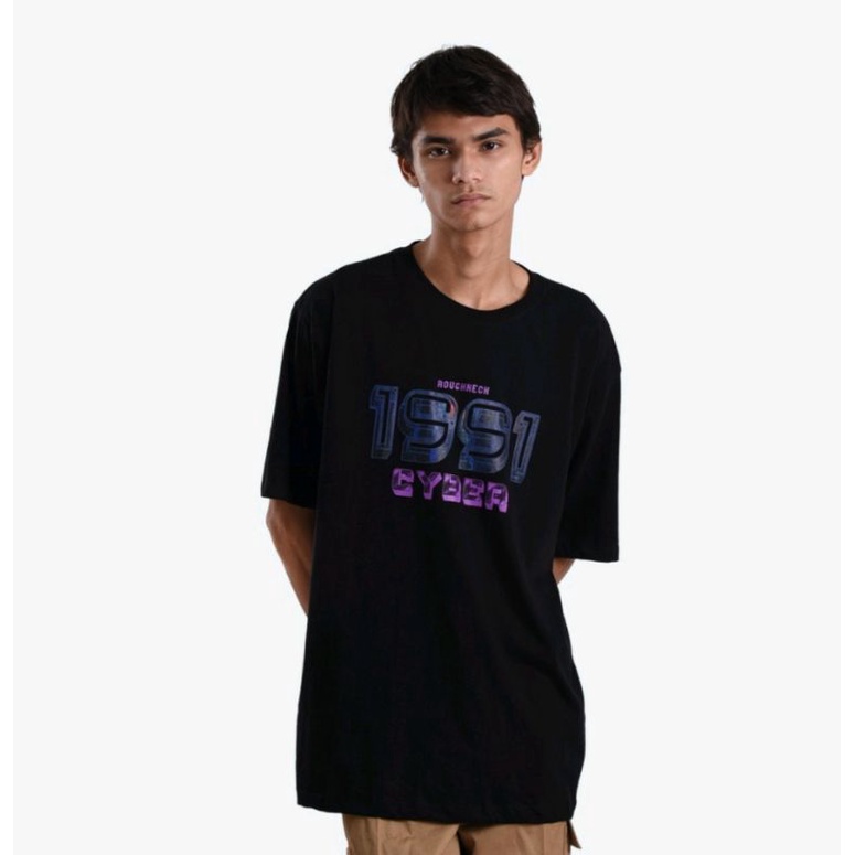 Roughneck T-Shirt T416 Black Cyber Crew