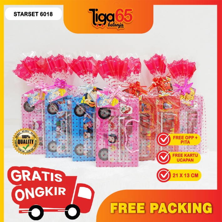 

Stationery Set 6018 / Buku Alat Tulis Anak / Hampers Ulang Tahun Karakter Lucu / Goodie Bag