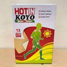 Hot In Koyo Aromatherapy per BOX isi 12 Sachet (120Lembar)