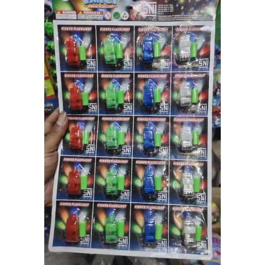 Mainan Laser senter jari / Senter jari Gambar isi 20pcs