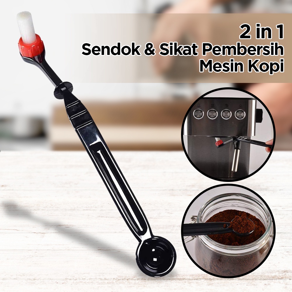 Sikat Sendok Pembersih Mesin Kopi Espresso Nylon Brush - 7RHX3JXX 8809