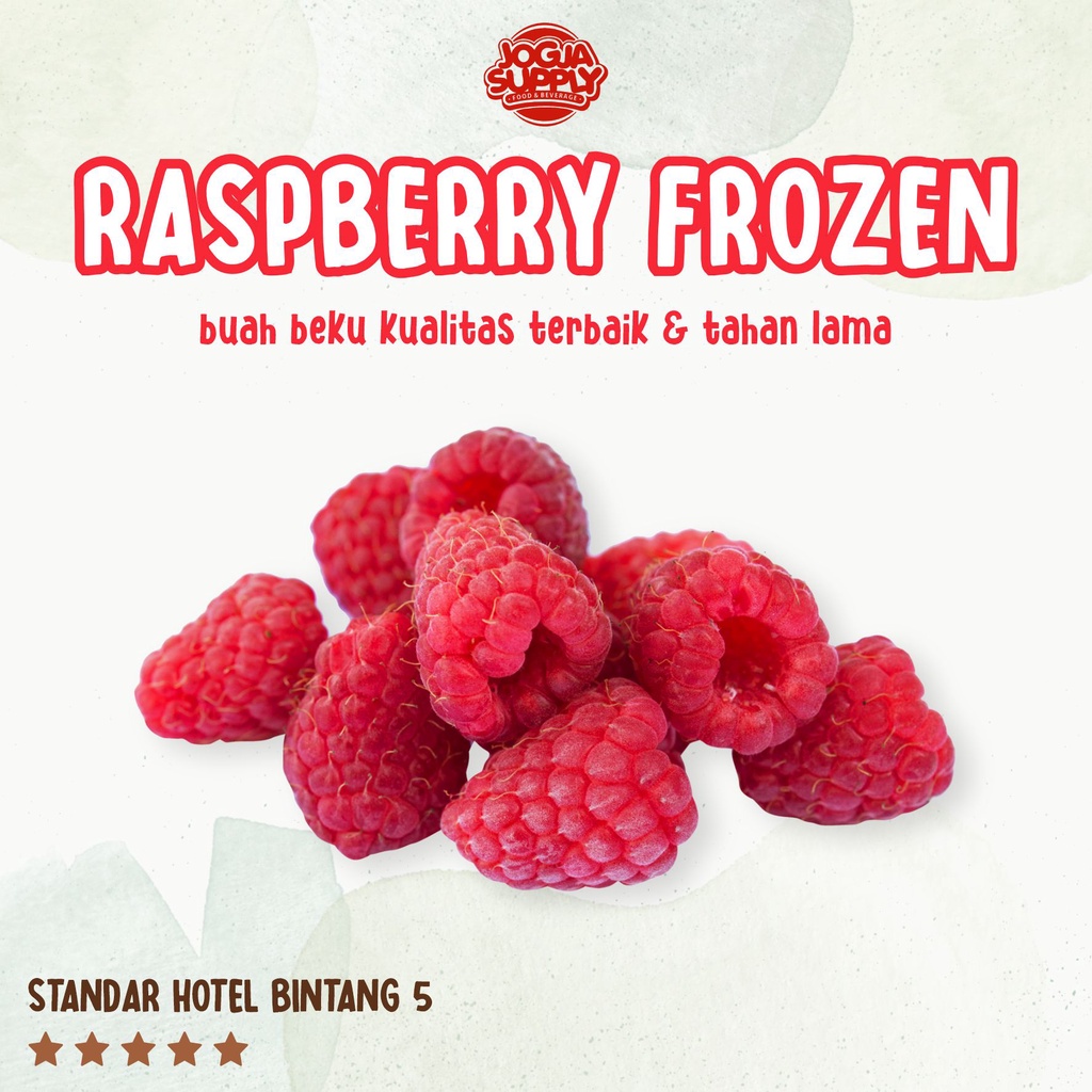 

Jogja Supply - Raspberry Frozen 1 Kg / Buah Beku
