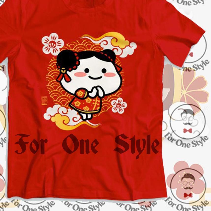 ❋ KAOS IMLEK SINCIA CHINESE NEW YEAR 2022 - KAOS IMLEK PENTOL 05 pentol cewe cici cute - IMLEK CUBY 