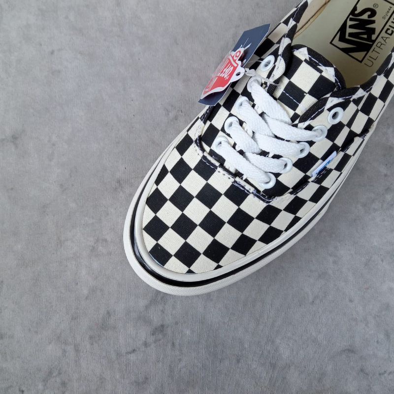 VANS AUTHENTIC 44 DX CHECKERBOARD BLACK WHITE “ANAHEIM FACTORY”