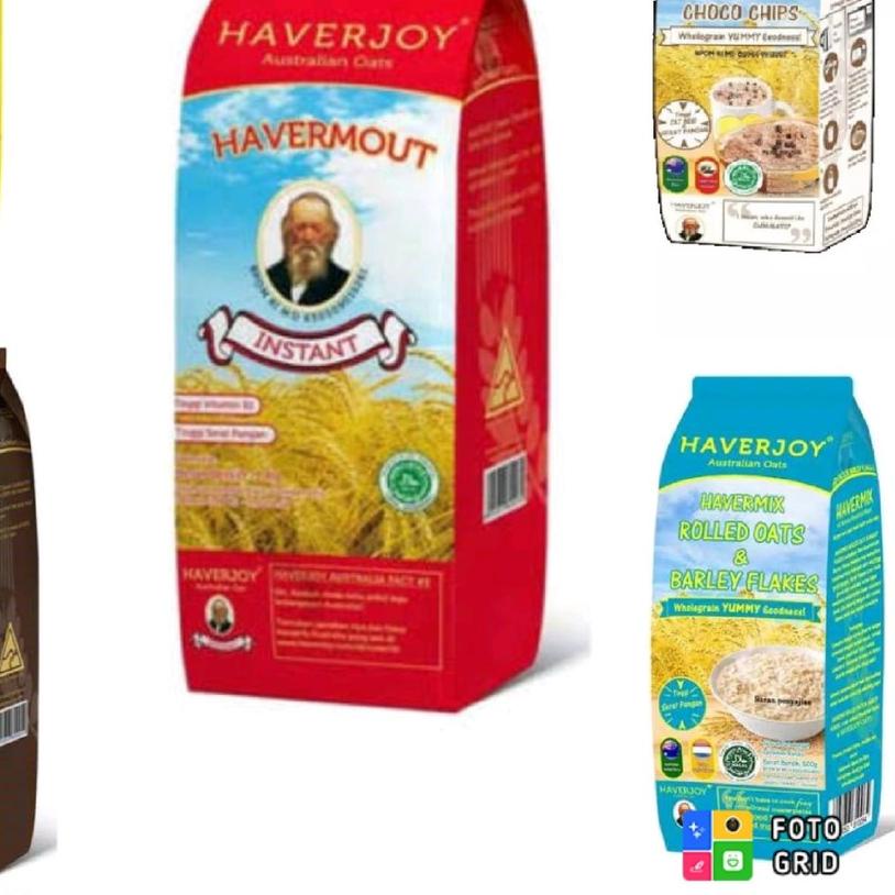 

ⅎ Haverjoy Havermout 1kg Australian Oat Meal Sarapan Instant Oat / Rolled Oat / Quick Cooking Oat / Havermix Barley / Havermix Chocochip ♬