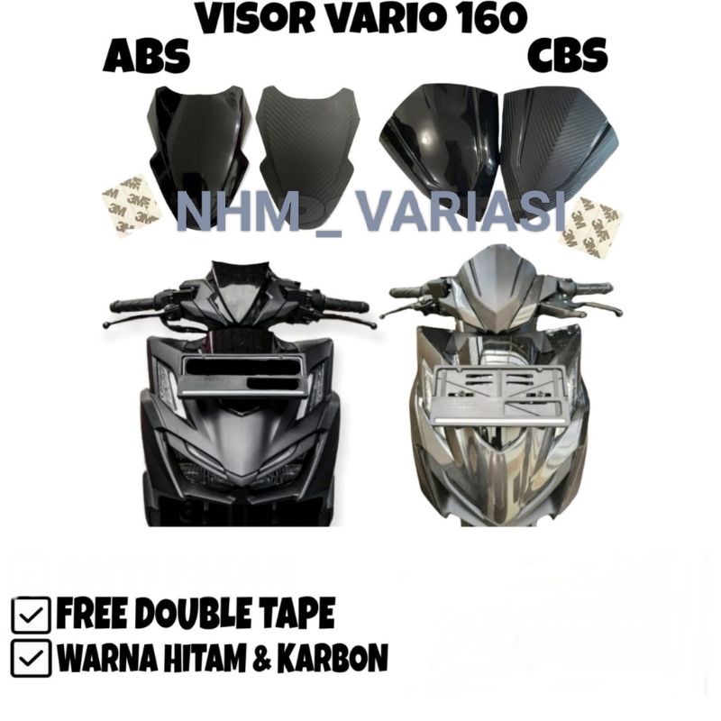 VISOR MOTOR ALL NEW  VARIO 160 CBS DAN ABS