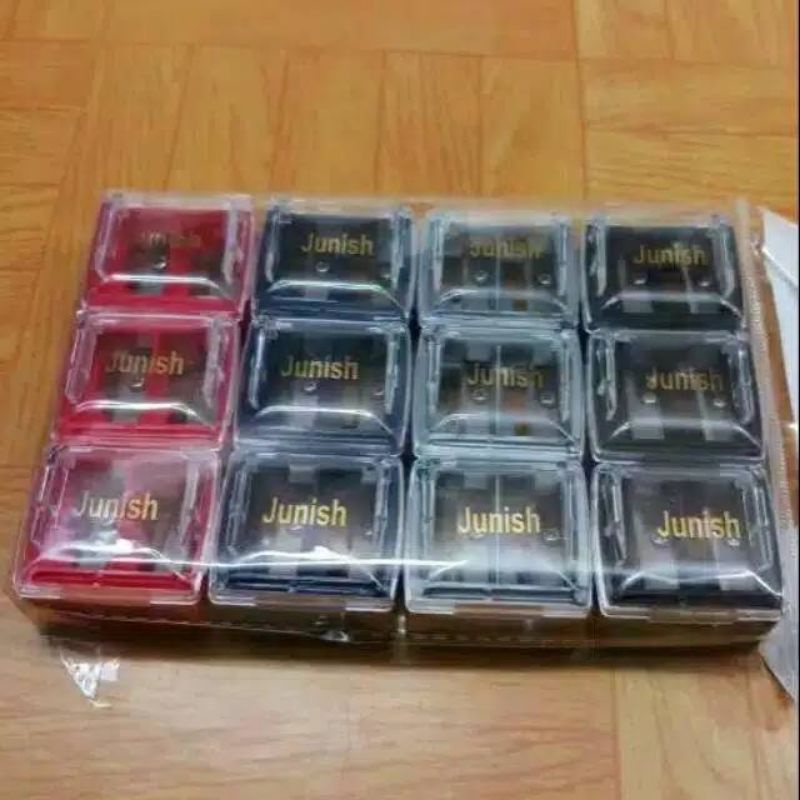 Junish Serutan Pensil Alis 2 Lubang - Serutan Pensil Alis