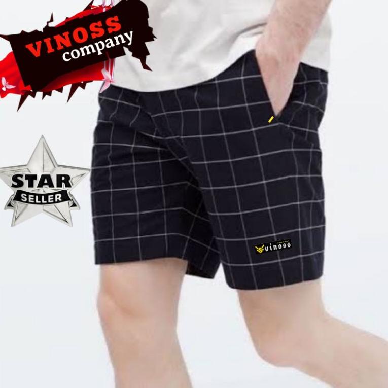 TERLARIS celana pendek pria distro original celana tan pria pendek original celana kotak kotak pria 