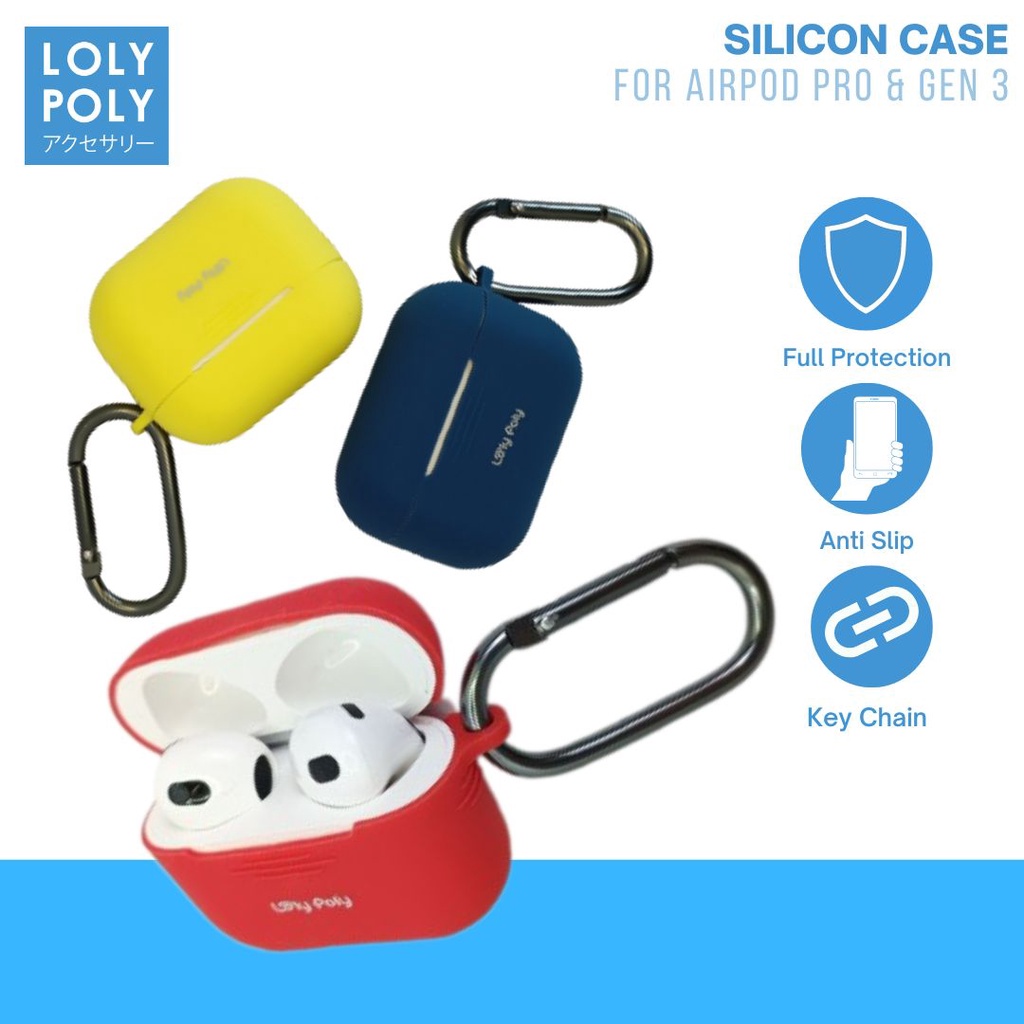 Lolypoly Slim Silicon Case Cover For Airpods Pro / Gen 3