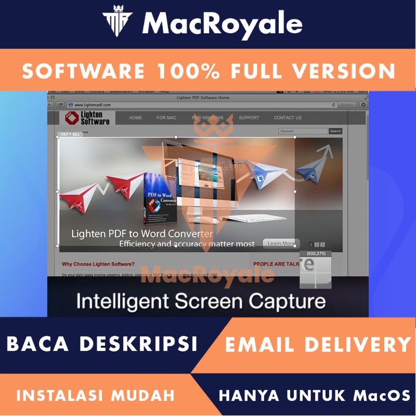 [MacOS] Screenshot Editor Full Version Lifetime Full Garansi