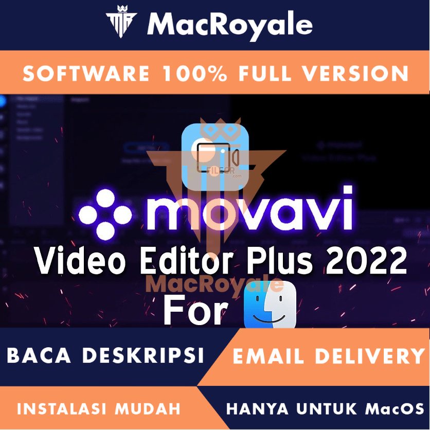 [MacOS] Movavi Video Editor Plus 2022 Full Version Lifetime Full Garansi - Editor video intuitif dengan beragam fitur canggih