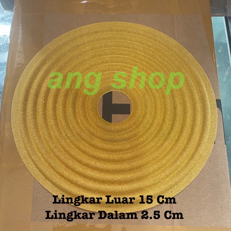 Damper Demper Speaker 12 Inch Inci 15 Cm 15Cm 150Mm 150 Mm Coil 35.8Mm Datar Trepes Impor