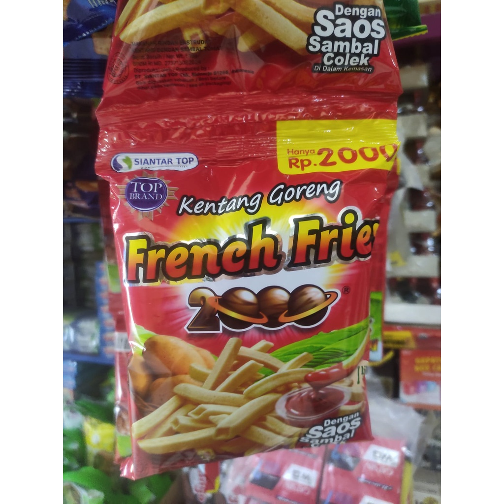 Ciki Snack Kentang Saos French Fries 2000 an isi 10 / Renceng