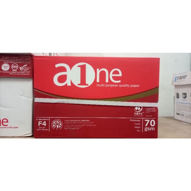 

kertas hvs a one folio F4 70g 1Rim