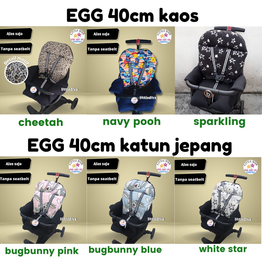 (NO COD) PreOrder EGG 40 Alas/Bantalan Kereta Dorong stroller 40