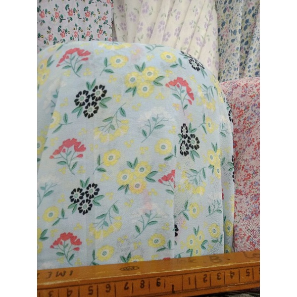 ceruti yoryu  - Kain impor  - Kain Ceruty Motif - Bahan Ceruty Meteran - Kain Ceruty Motif - Kain Ce