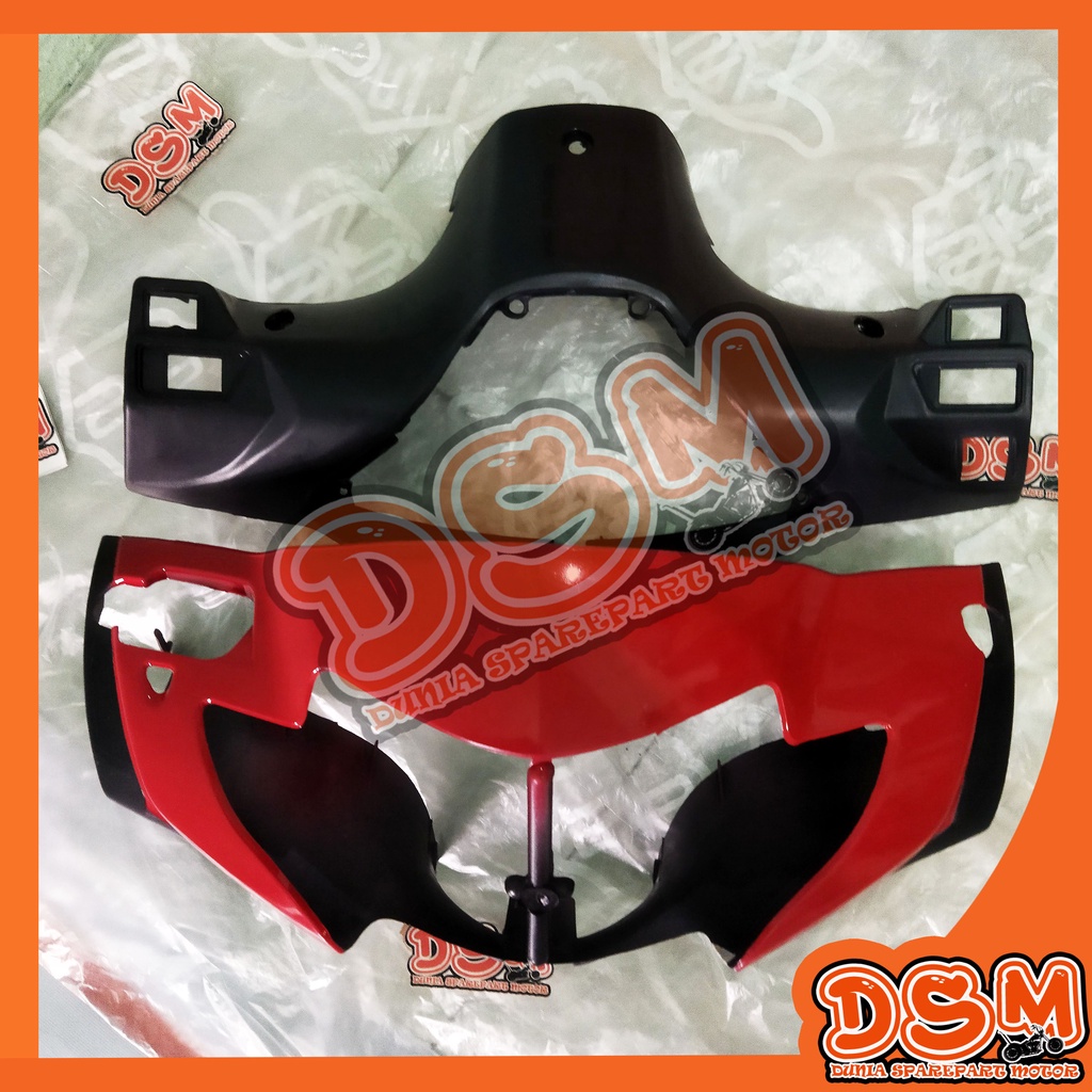 KEPALA HONDA SUPRA X 125 LAMA MERAH / BATOK DEPAN BELAKANG SUPRA X 125 LAMA MERAH