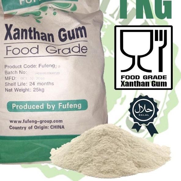 

☆ XANTHAN GUM Food Grade (Xanthan Gum,Xantan Gum,Xantham) 1kg ☺