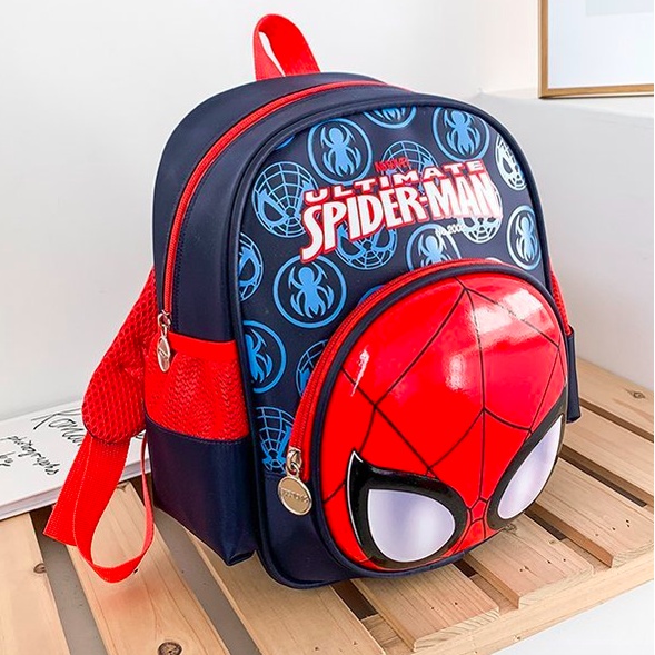 Amadela Story - Tas Sekolah Anak Tas Ransel Anak Spiderman Captain America Tas Ransel Karakter 3D TAS ANAK PAUD