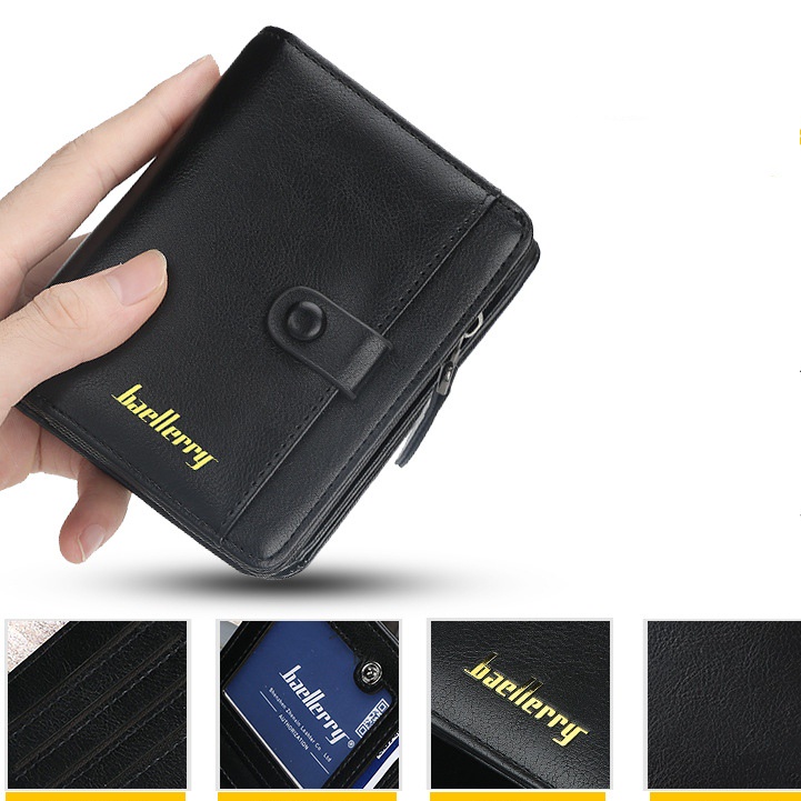 DOMPET LIPAT WANITA KULIT HITAM BAELLERRY ORIGINAL PENDEK KOREA MINI SLOT KARTU KECIL RESLETING CAYUGA WA645B5 IMPORT UANG KOIN PREMIUM CEWEK MURAH BRANDED BATAM