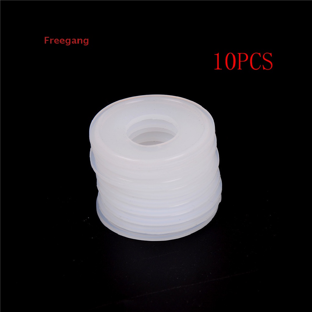 [Freg] 10pcs Gasket Silicon Penjepit Tri Sanitari 1 &quot;Cocok 50.5mm OD Type Ferrule Flange 451ID