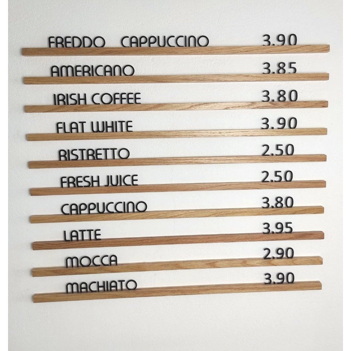 

Akrilik Sign Wall Custom Tag Board Kayu Elegan - Choice Maker