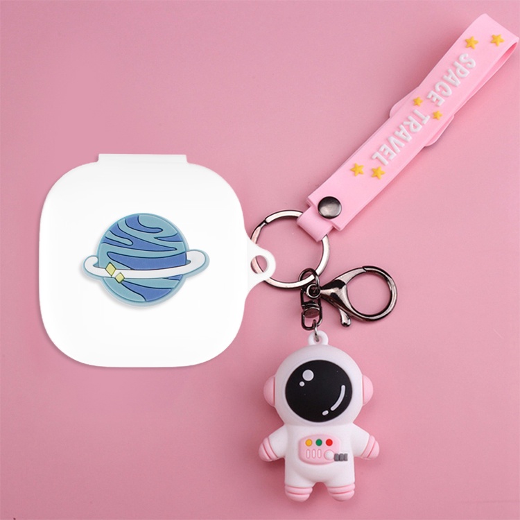 Kartun Astronot Case Untuk QCY Melobuds ANC HT05 Case Hewan Lucu Silikon Bluetooth Earphone Cover Case Untuk QCY HT05