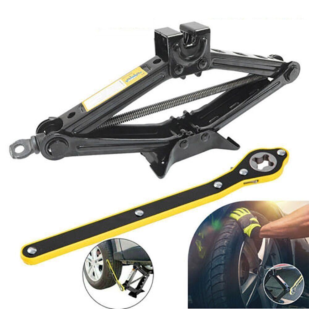 POPULAR Dongkrak Mobil 2.5 Ton Alat Perbaikan Hemat Tenaga Kerja Scissor Jack