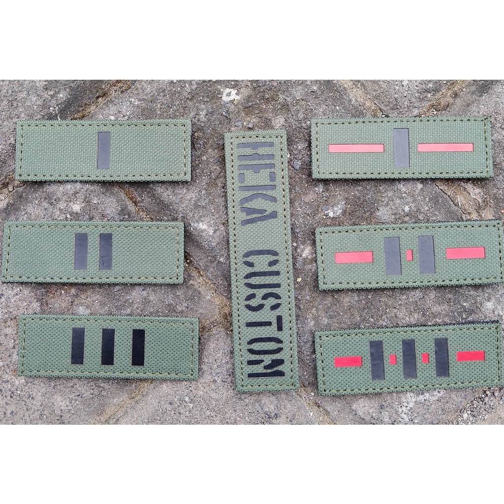 TEMPELAN KREKETAN PANGKAT TOPI TNI PDL ( PERWIRA PERTAMA )