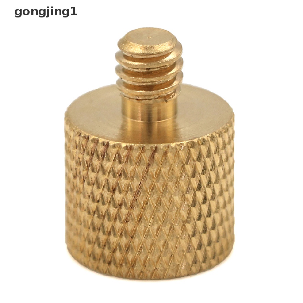 GGG 1Pc tripod camera thread screw adapter 3 / 8 to 1 / 4 female male converter brass ID