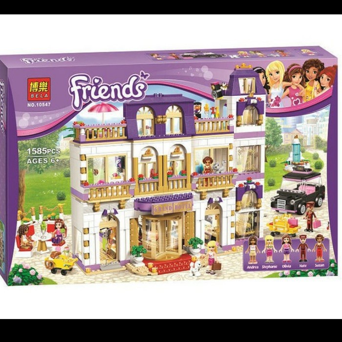 Mainan Brick Gedung Hotel Building Block Toys Friends Heartlake Grand Hotel 1585pcs