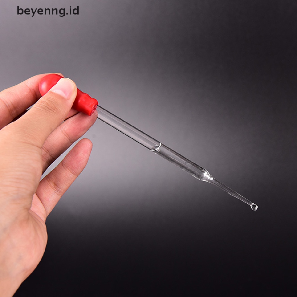 Beyen 2Pcs Pipet Kaca Kepala Karet Pipet Lab Glassware Alat Untuk Tes Hewan ID