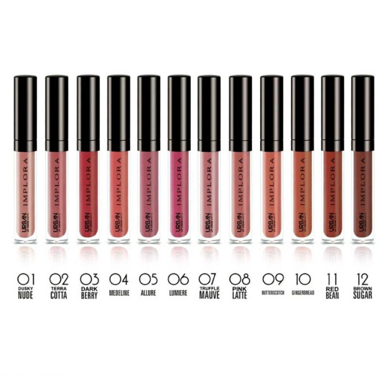 IMPLORA URBAN MATTE LIP CREAM / IMPLORA PENSIL ALIS