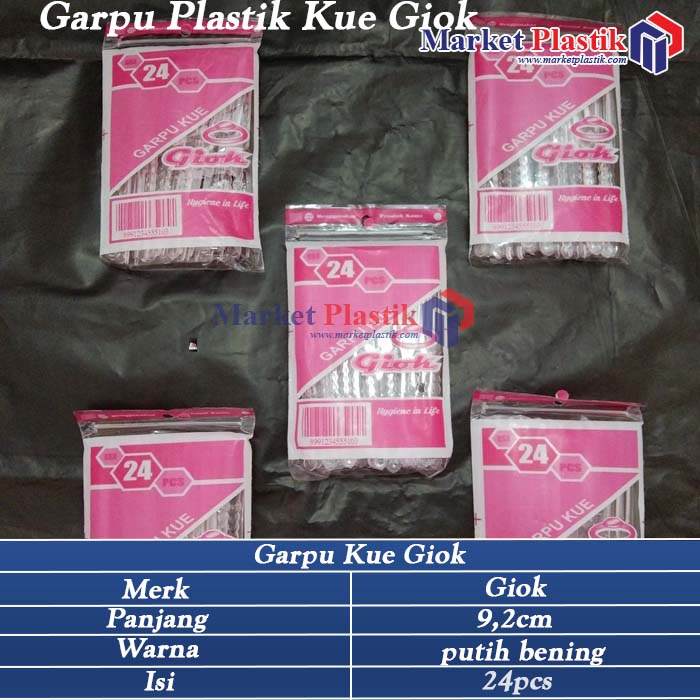 Garpu Kue / Garpu Plastik / Garpu Kue Giok
