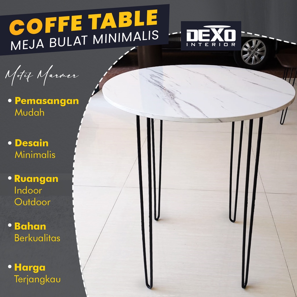 meja cafe bulat minimalis meja cafe bundar meja bar meja kafe meja coffe meja cafe