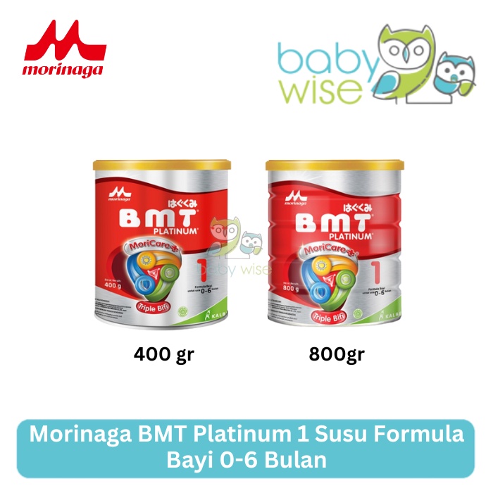 Morinaga BMT Platinum 1 Susu Formula Bayi 0-6 Bulan - Susu Bayi