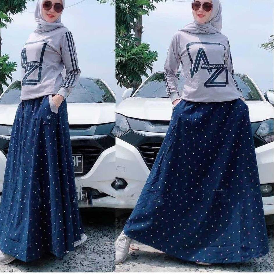 ✶ O2 Fashion / AZ Set Rok / bisa cod / stelan terbaru ✰