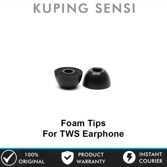 TWS Eartips Foam Busa Eartips TWS Memory Foam Comfortable for Anker Soundcore Sony Edifier Senheisser