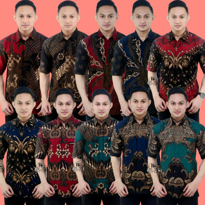 BAJU KEMEJA BATIK PENDEK PANJANG PREMIUM KATUN PREMIUM MOTIF TERBARU KEKINIAN BRAND BANDUNG M L XL XXL